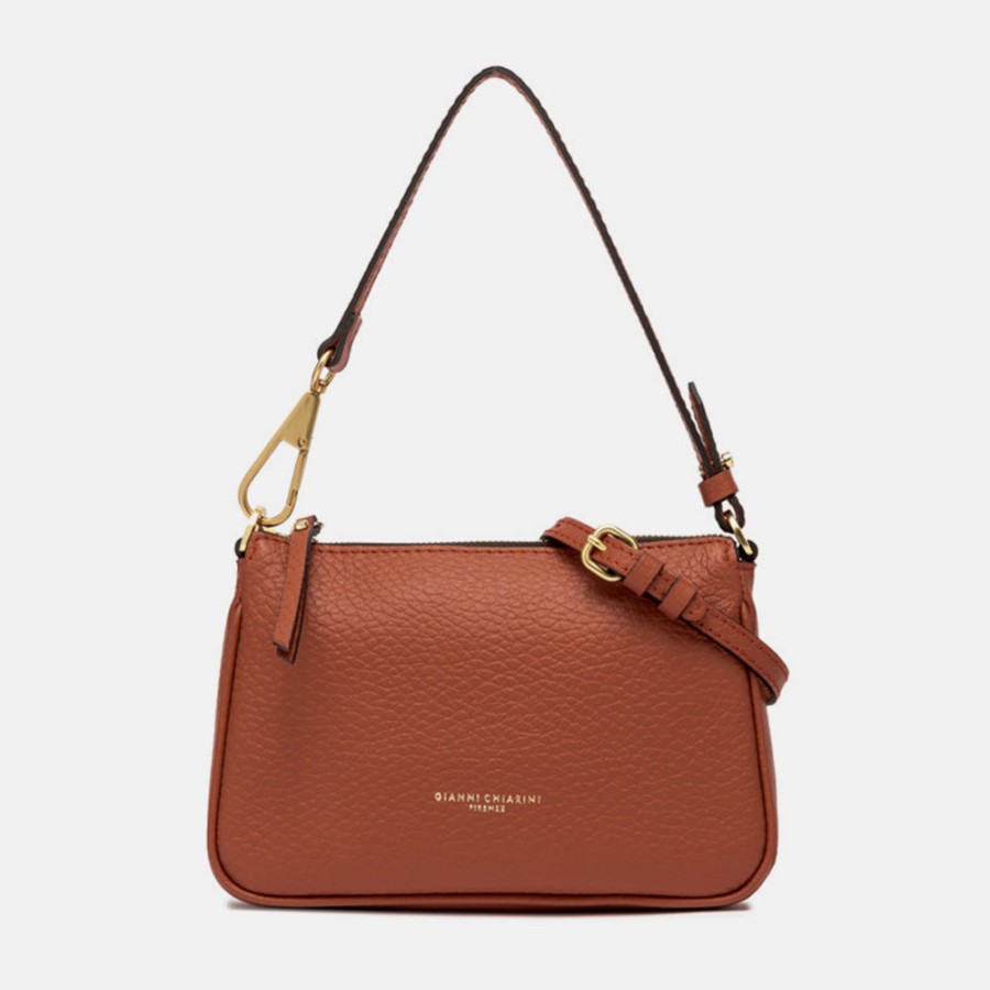 Wholesale GIANNI Ginger Leather Brooke Bag