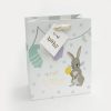 New Caroline Gardner Rabbit New Baby Medium Gift Bag