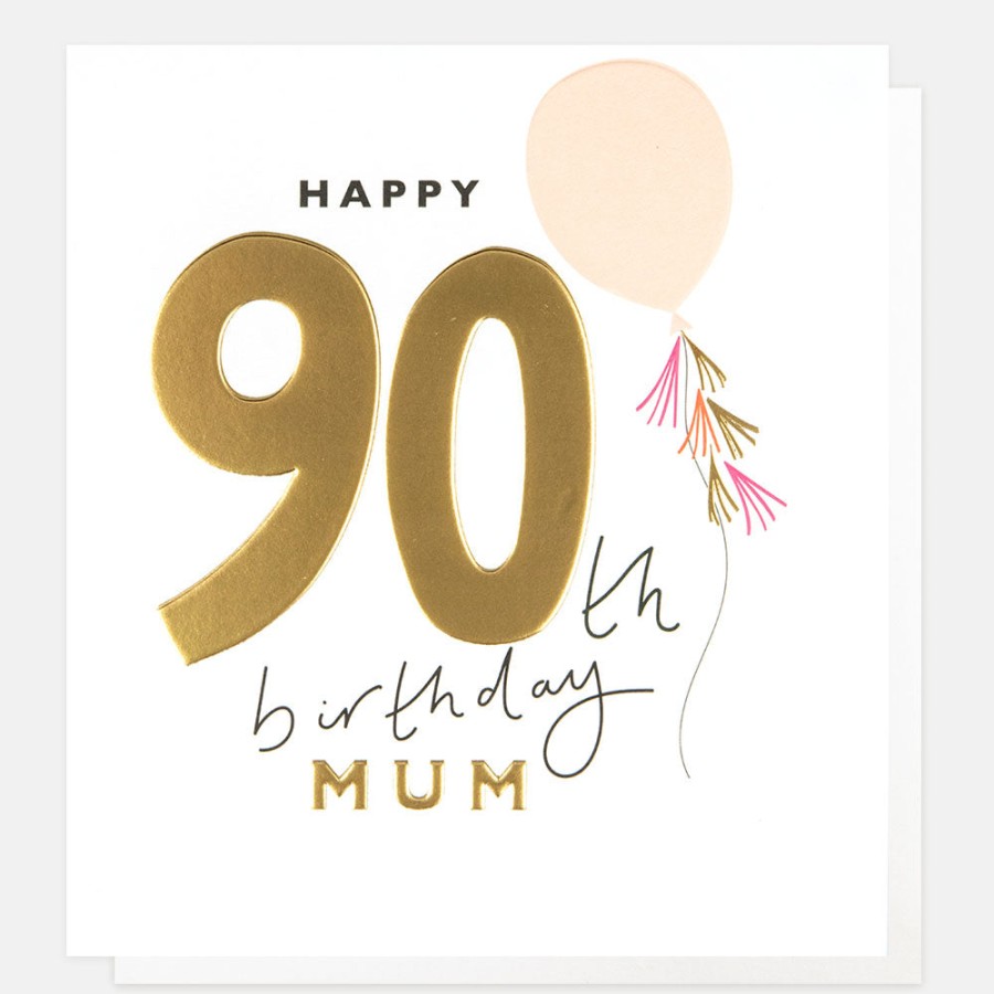 Best CAROLINE GARDNER Balloon 90Th Birthday Card For Mum