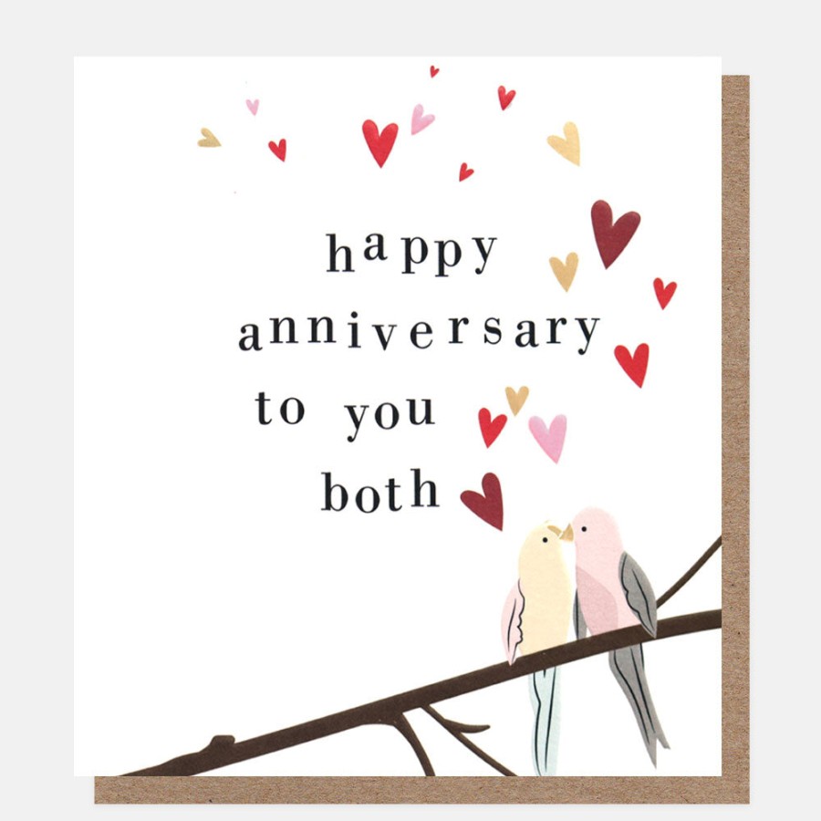 Online CAROLINE GARDNER To You Both Lovebirds Anniversary Card