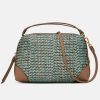 Wholesale GIANNI Aqua Woven Large Alifa Bag