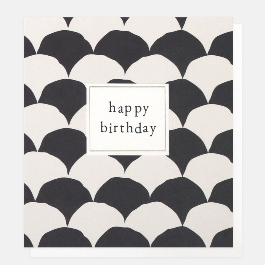 Wholesale CAROLINE GARDNER Contrast Fan Birthday Card