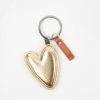 Best CAROLINE GARDNER Gold Heart Keyring