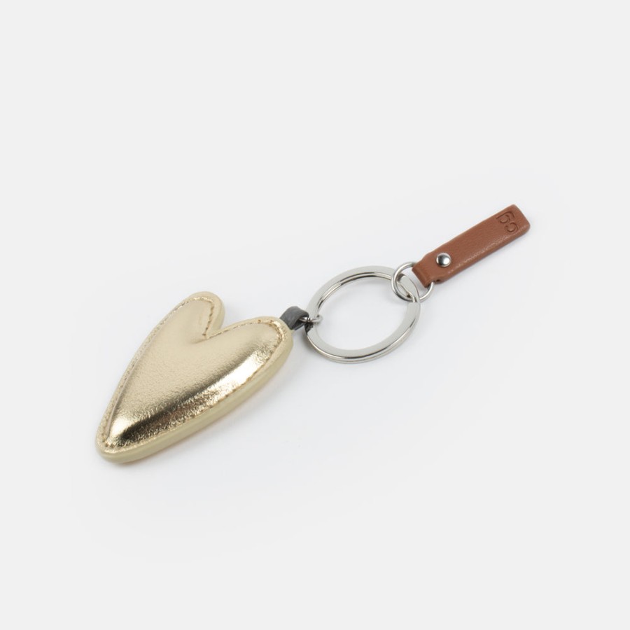 Best CAROLINE GARDNER Gold Heart Keyring