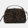 Hot GIANNI Black Textured Leather Large Alifa Bag