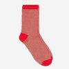 New BECK SONDERGAARD Red Sparkle Socks