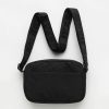 Online BAGGU Black Recycled Nylon Crossbody Camera Bag