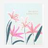 Clearance Caroline Gardner Floral Deepest Sympathy Card