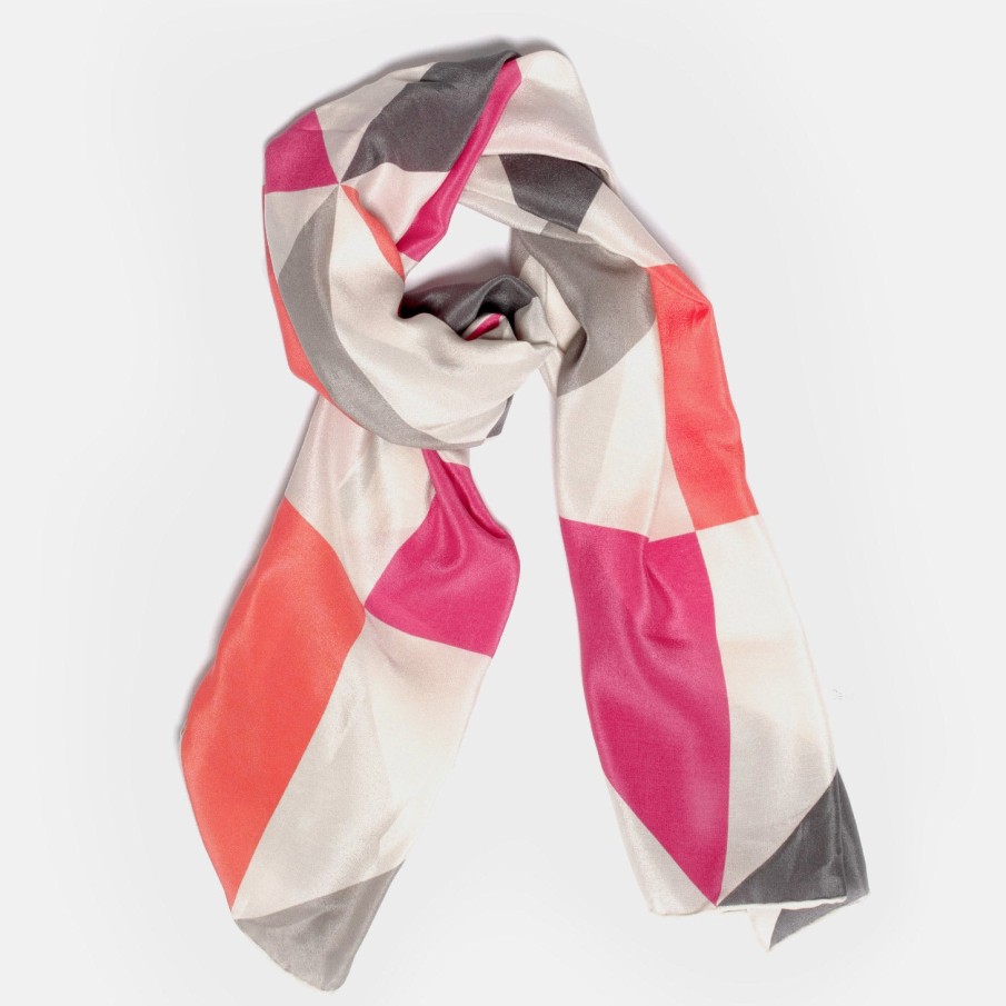 Online BECKFORD SILK Multi Triangle Silk Scarf