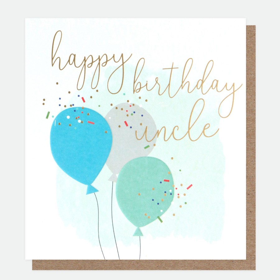 New Caroline Gardner Balloons Birthday Card For Uncle