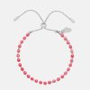 Online ESTELLA BARTLETT Silver Plated Coral Agate Amelia Bracelet