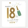 Hot CAROLINE GARDNER Champagne 18Th Birthday Card For Son