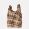 Hot BAGGU Peach Wavy Gingham Small Shopper Bag