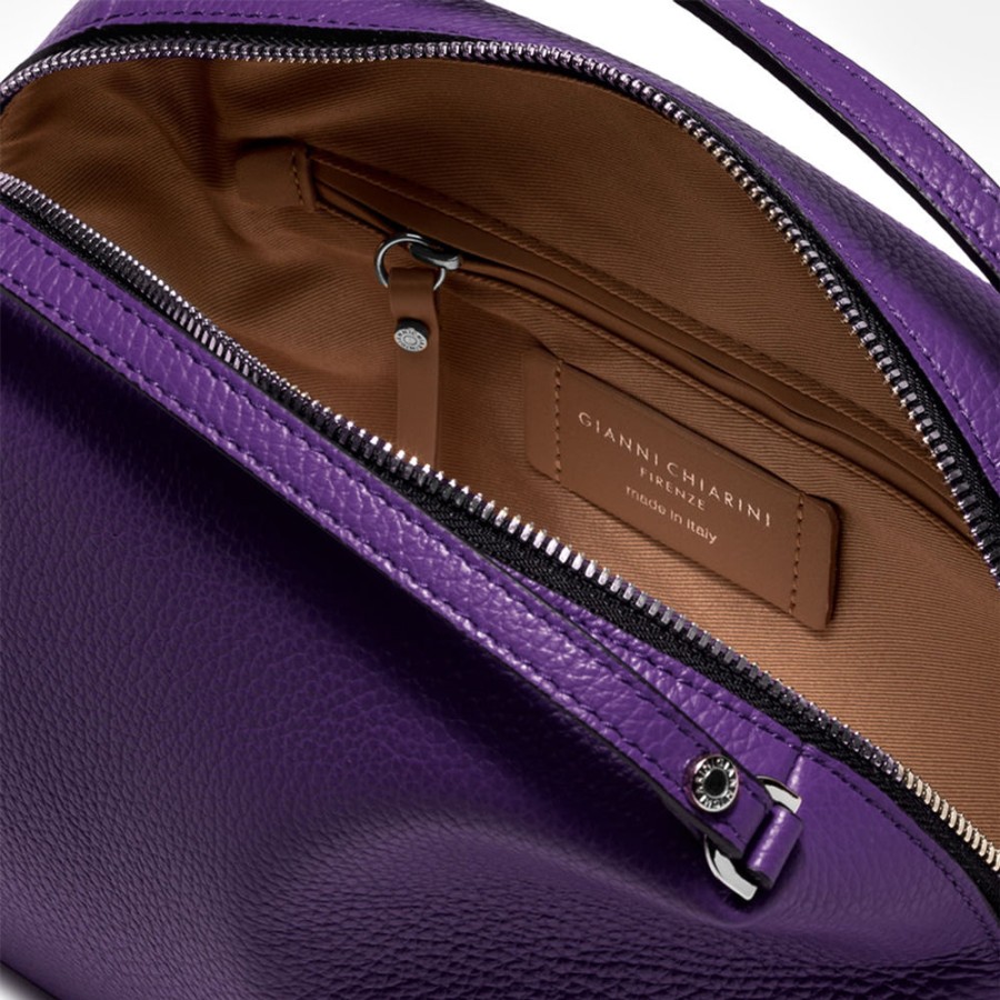 Wholesale GIANNI Purple Leather Small Alifa Bag