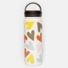 Wholesale CAROLINE GARDNER Multi Hearts Metal Water Bottle