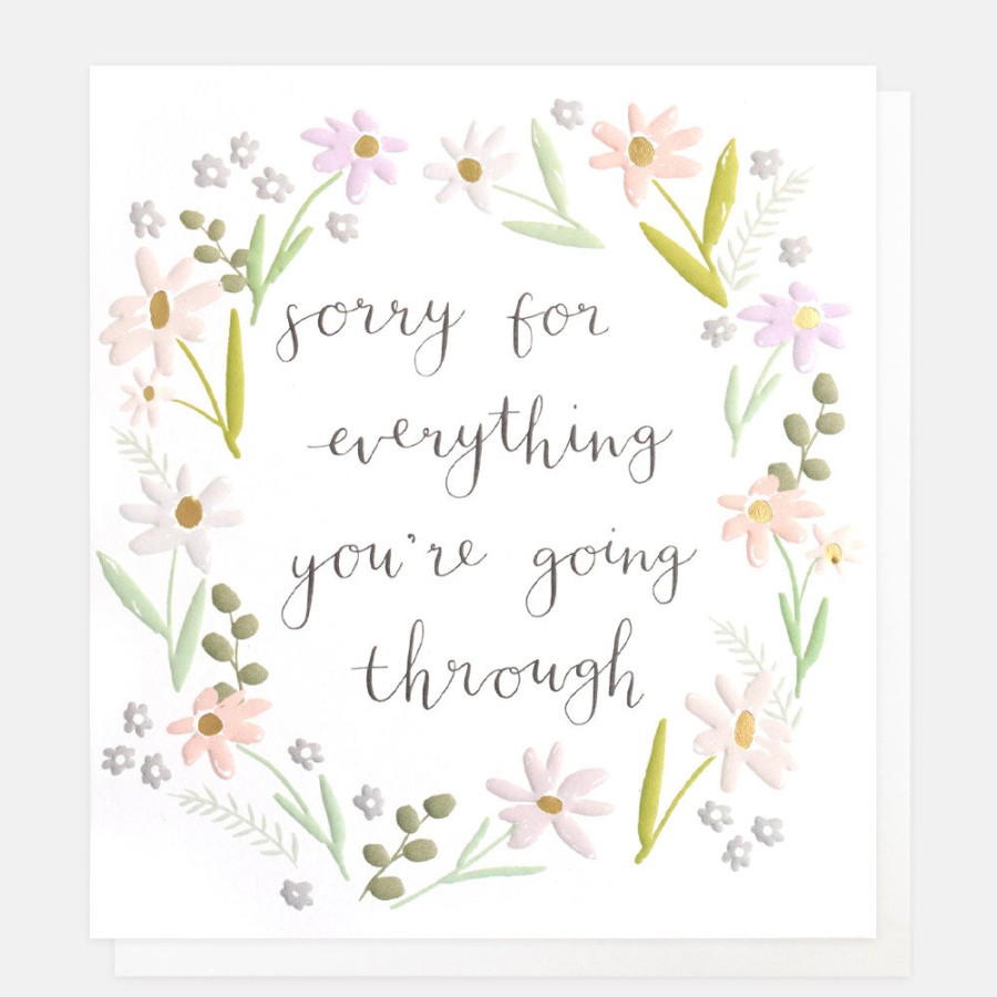 Online Caroline Gardner Wreath Sympathy Card