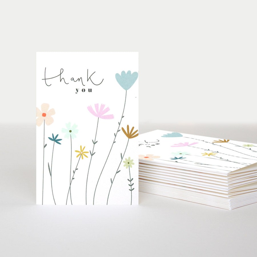 Best Caroline Gardner Fleur Floral Thank You Notecards Pack Of 10