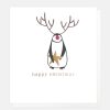 Online CAROLINE GARDNER Penguin Reindeer Charity Christmas Card Pack Of 8