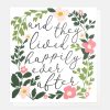 New CAROLINE GARDNER Floral Wreath Wedding Card