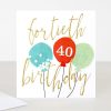 Hot Caroline Gardner Balloons 40Th Birthday Card