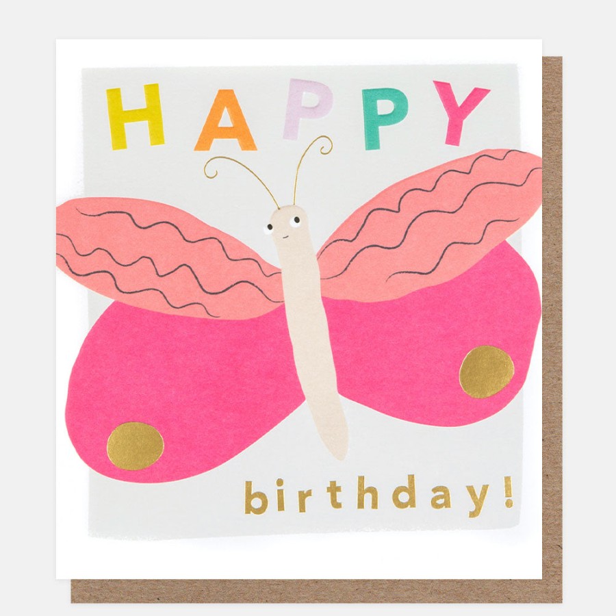 Wholesale CAROLINE GARDNER Happy Birthday Butterfly Birthday Card