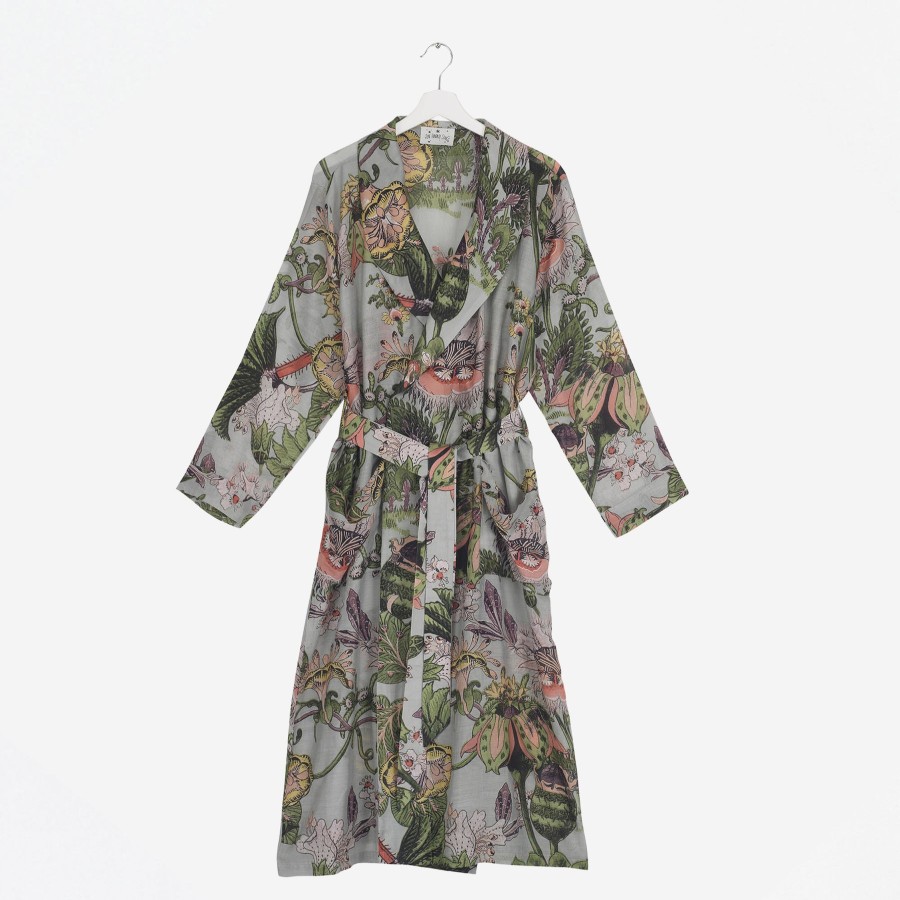 Online ONE HUNDRED STARS Putty Blooms Lightweight Dressing Gown