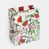 Online CAROLINE GARDNER Robins In Foliage Medium Christmas Gift Bag