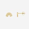 Online ESTELLA BARTLETT Gold Plated Rainbow Stud Earrings