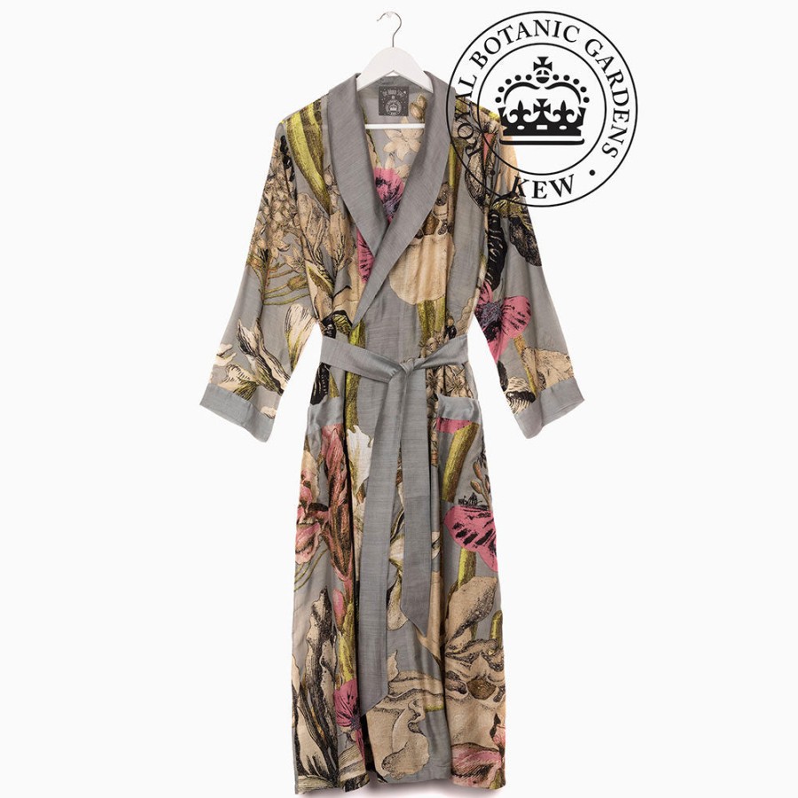 Clearance ONE HUNDRED STARS Grey Kew Iris Lightweight Dressing Gown