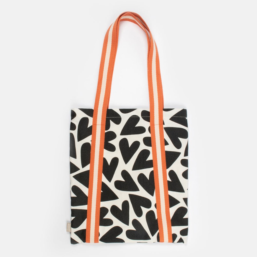 Clearance CAROLINE GARDNER Mono Heart Tote Bag