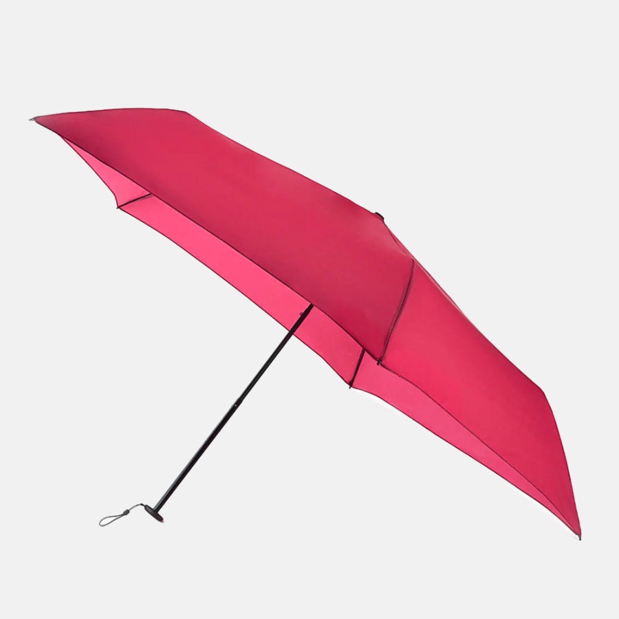 Clearance Fulton Red Aereolite Uv Protective Folding Umbrella