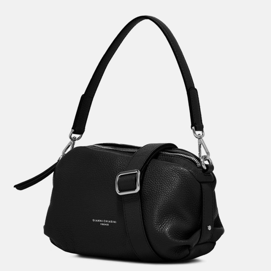 Best GIANNI Black Leather Becka Crossbody Bag