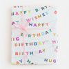 New Caroline Gardner Birthday Bunting Wrapping Paper