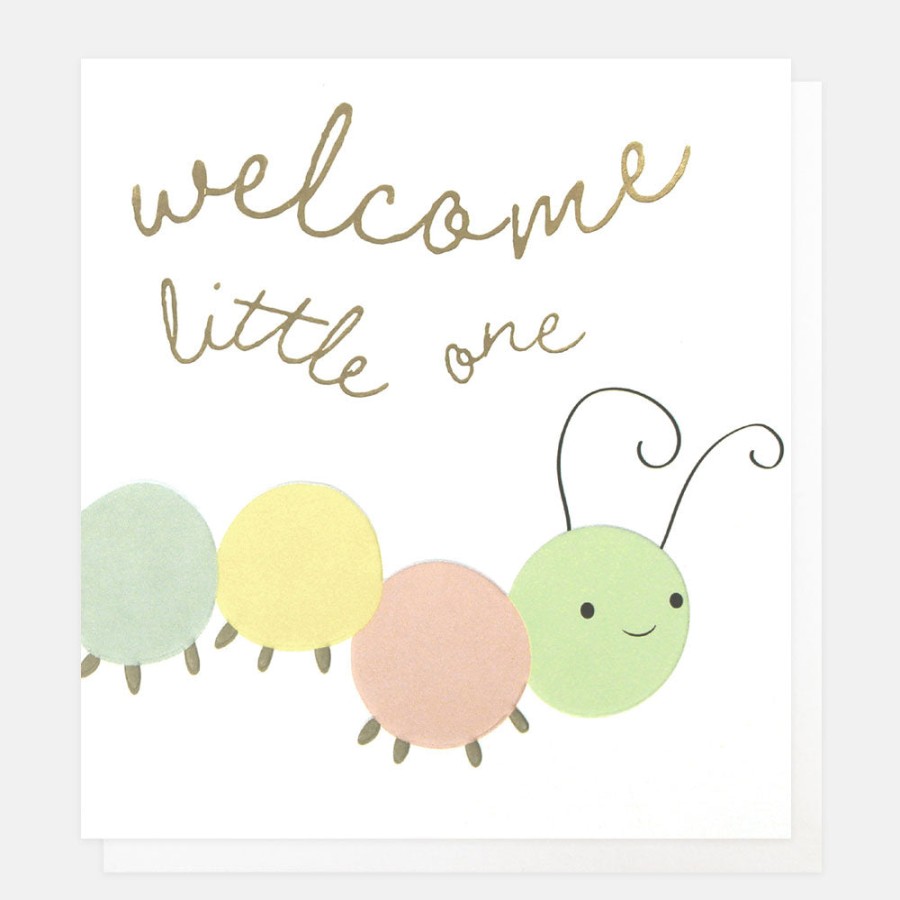 New CAROLINE GARDNER Caterpillar New Baby Card