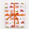 New Caroline Gardner Pink Bugs Wrapping Paper