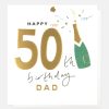 Online CAROLINE GARDNER Champagne Bottle 50Th Birthday Card For Dad