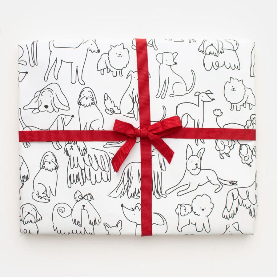 Hot Caroline Gardner Scribbly Dogs Wrapping Paper