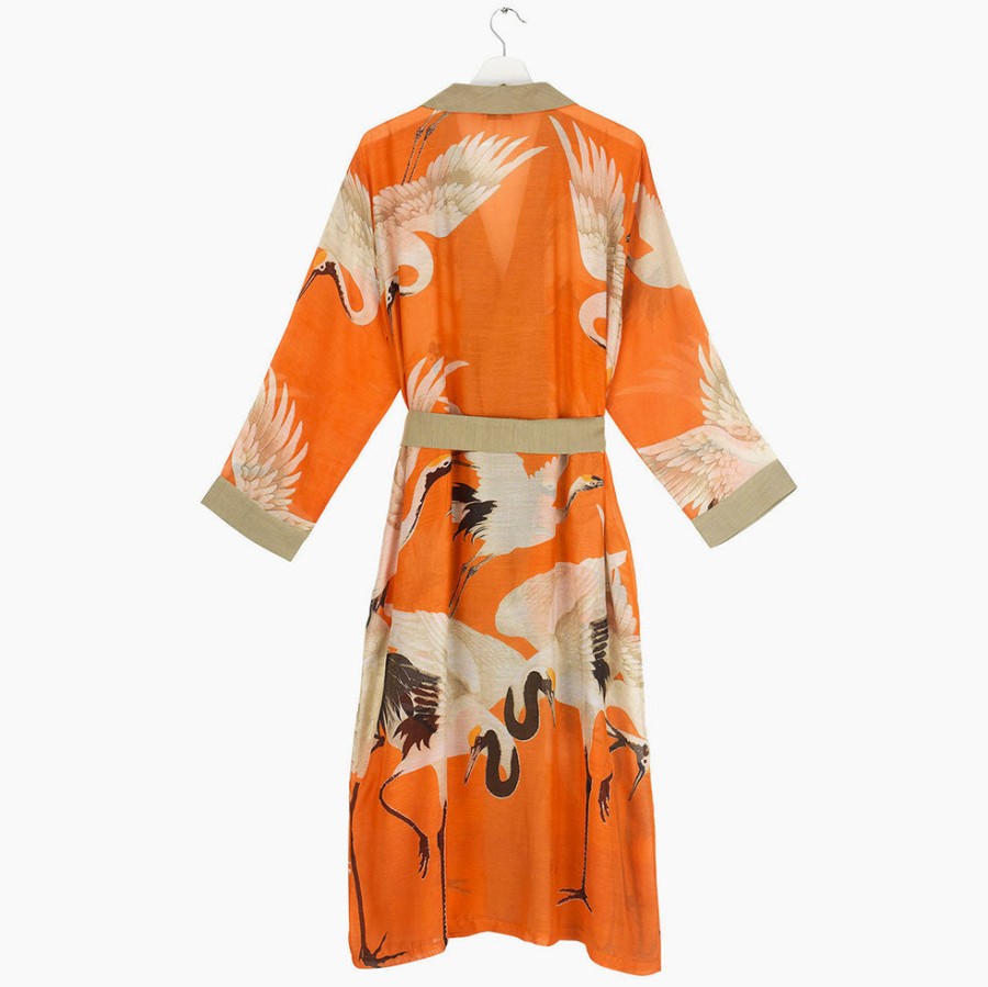 Clearance ONE HUNDRED STARS Orange Stork Lightweight Dressing Gown