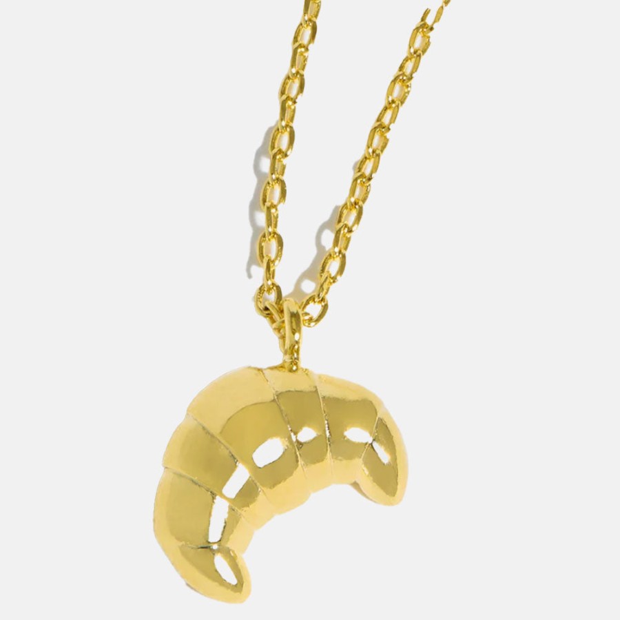 Hot ESTELLA BARTLETT Gold Plated Croissant Necklace