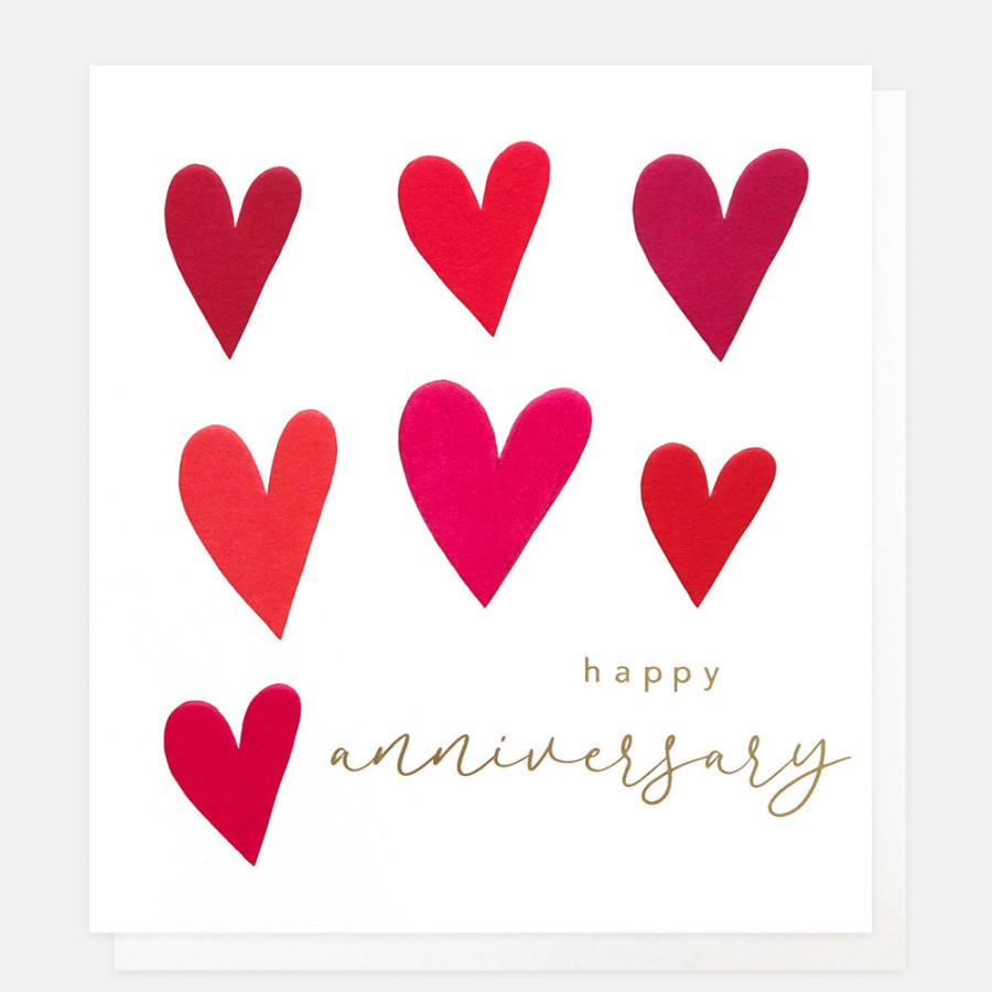 Wholesale Caroline Gardner Hearts Anniversary Card