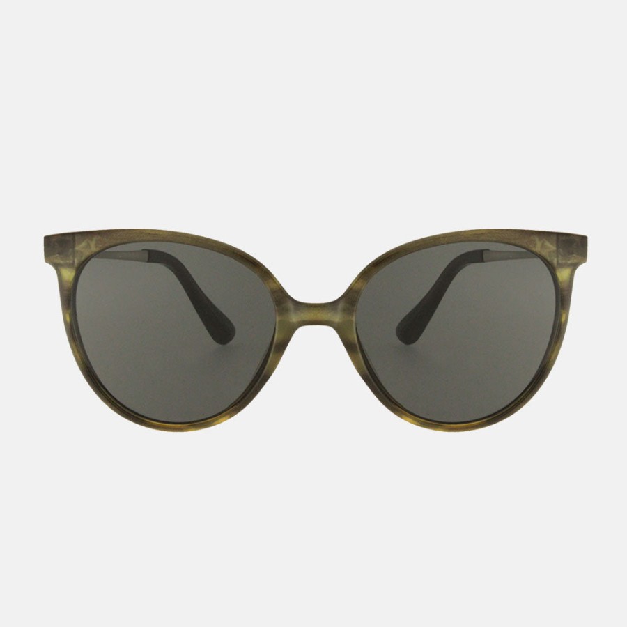 Best CHARLY THERAPY Havana Green Angele Sunglasses