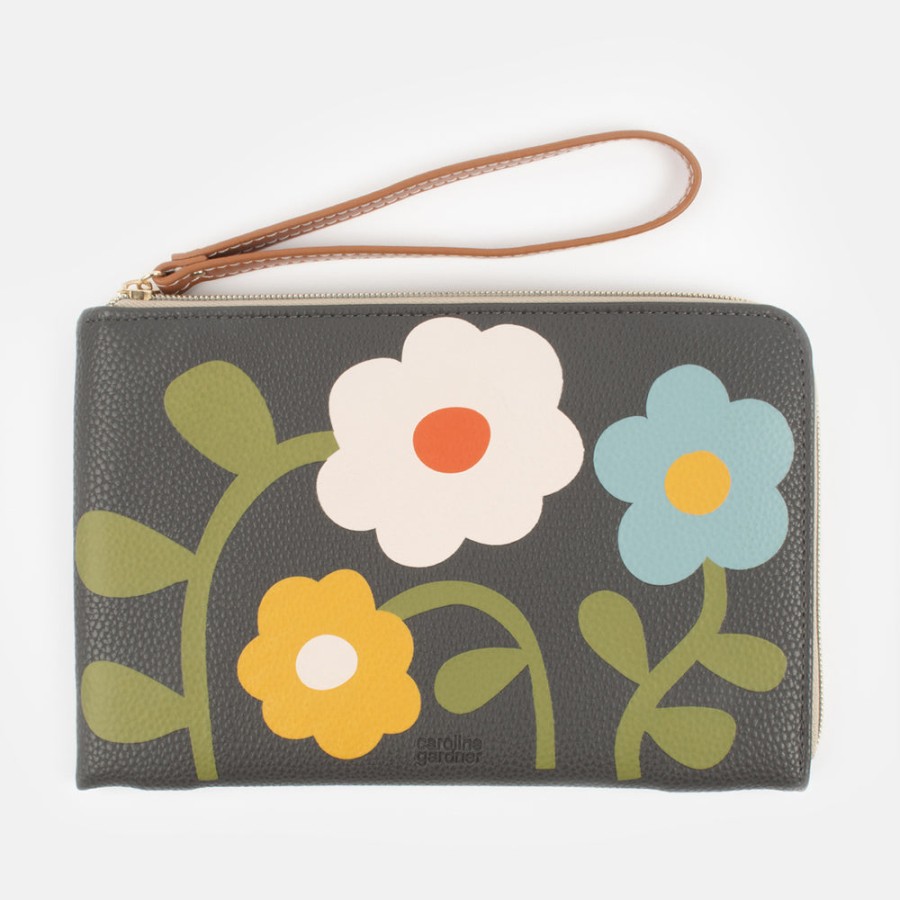 Wholesale CAROLINE GARDNER Multi Floral Travel Pouch