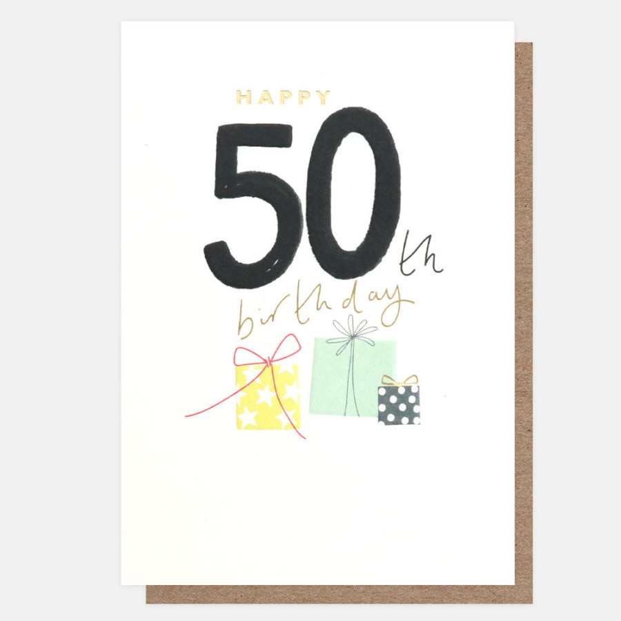 Hot CAROLINE GARDNER Presents 50Th Birthday Card