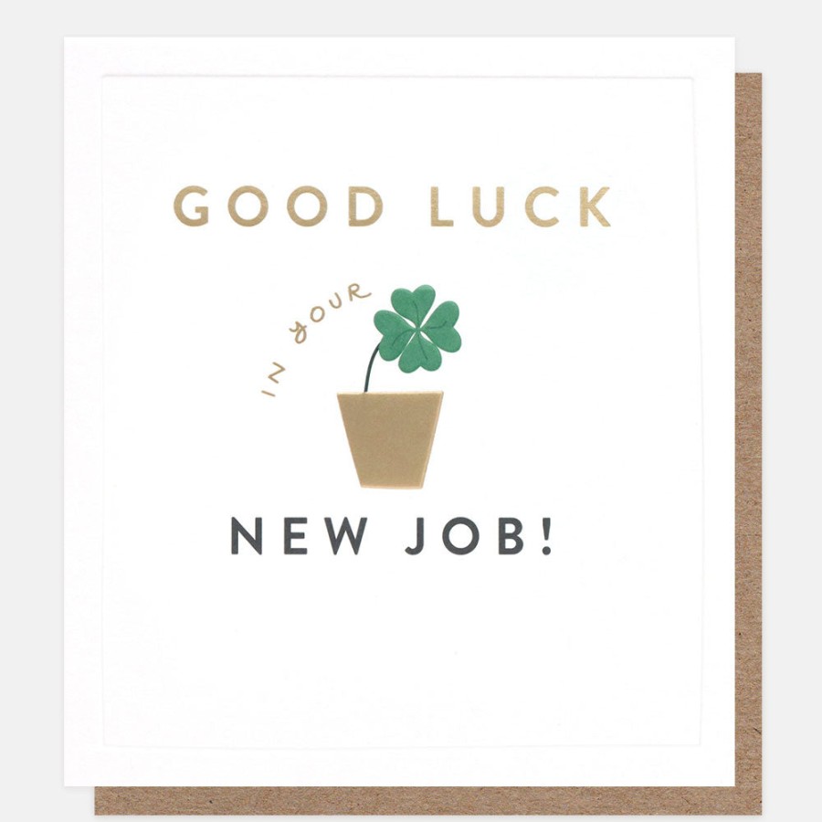 Clearance CAROLINE GARDNER Plant Good Luck In Your New Job Card