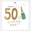 Best CAROLINE GARDNER Champagne Bottle 50Th Birthday Card For Dad