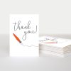 New Caroline Gardner Pen Thank You Notecards Pack Of 10