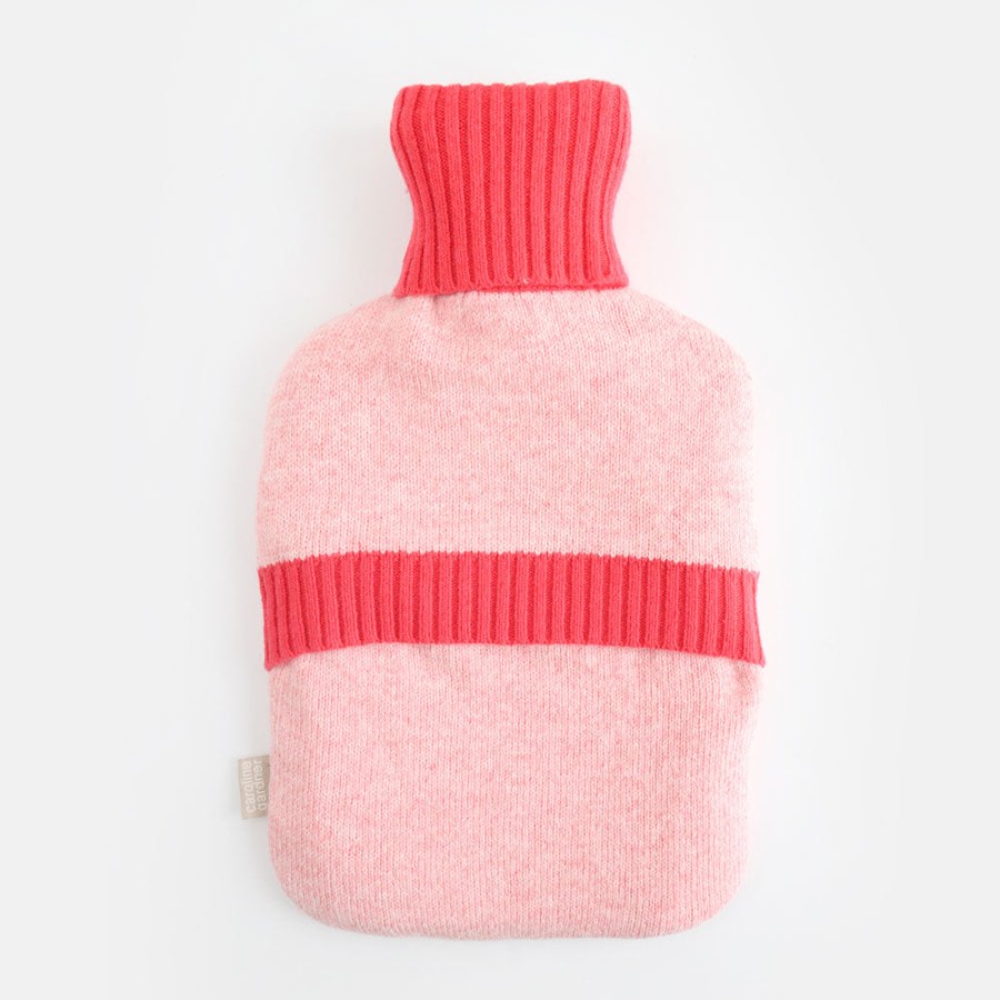 Online Caroline Gardner Pale Pink Big Heart Hot Water Bottle