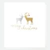 Hot Caroline Gardner Two Deers Personalised Christmas Cards