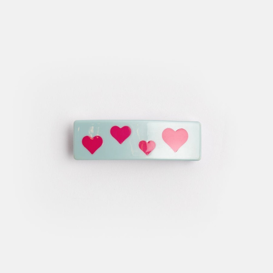 Online HOSHINY Aqua/Pink 'Full Of Love' Hair Clip