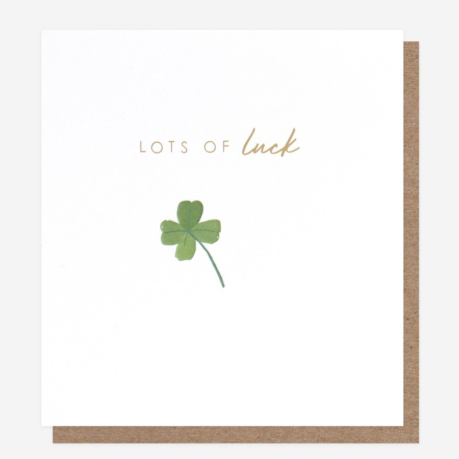 Wholesale Caroline Gardner Clover Good Luck Card